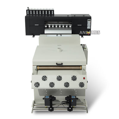 Μηχανή εκτύπωσης DTF με I3200*3 CMYKW FO FG FY FM και αυτόματο στεγνωτήρα ζώνης πλέγματος
