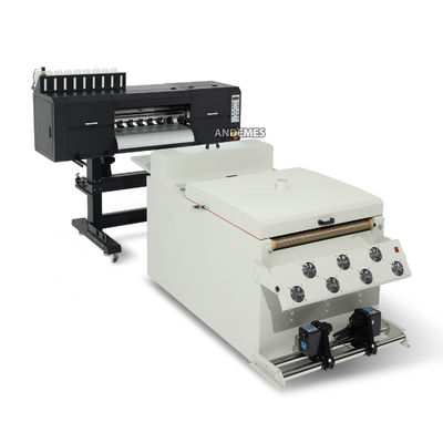 Μηχανή εκτύπωσης DTF με I3200*3 CMYKW FO FG FY FM και αυτόματο στεγνωτήρα ζώνης πλέγματος