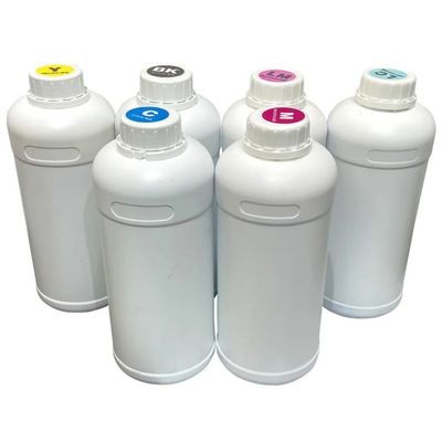 DTF μελάνι εκτύπωση 1000ml μπουκάλι φωτεινό χρώμα για νερού βασισμένη χρωστική μελάνι σε υφαντουργικά