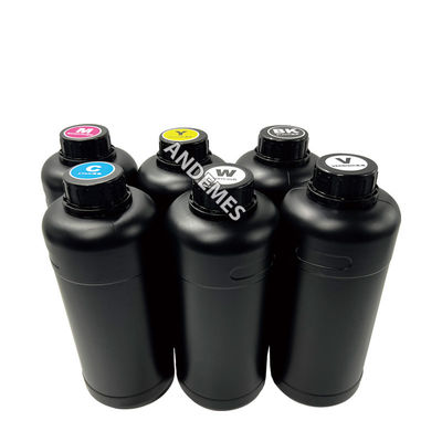 XP600 I3200 1600 Εκτυπωτής με CMYKW V UV μελάνι 1000ml Εξαφανιστικό και βερνίρισμα