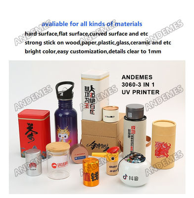 Εκτυπωτής DTF UV Andemes 3060 Διπλής κεφαλής XP600 για εκτύπωση σε επίπεδη επιφάνεια