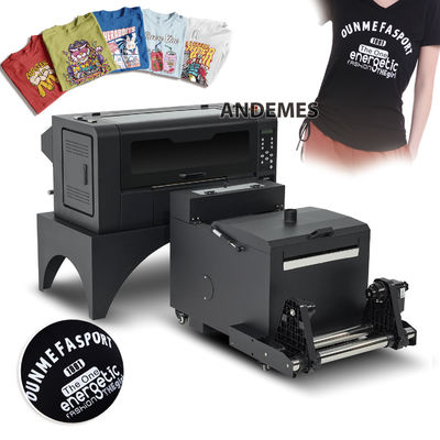 13 ιντσών DTF Direct Film Printer με διπλή κεφαλή XP600 και μελάνι χρωστικής CMYK