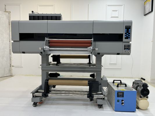 Εκτυπωτής DTF UV 60cm με EPS 3 I3200 κεφαλές εκτύπωσης και εκτυπωτής ετικετών με λαμινατήρα 130 KG