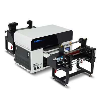 Μίνι εκτυπωτής DTF UV 30cm Roll To Roll με βερνίρισμα CMYKW και δύο κεφαλές εκτύπωσης XP600