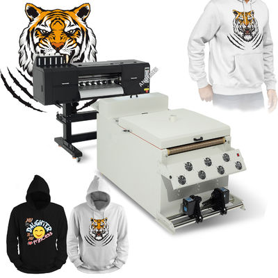 Μηχανή εκτύπωσης μπλουζών 60CM 4 κεφαλές DTF Inkjet Set Heat Transfer με κεφαλή εκτύπωσης I3200