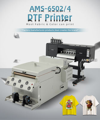 A1 60CM DTF Inkjet εκτυπωτής με 4 κεφαλές I3200 Print Head Conveyor Powder Shaker and Oven