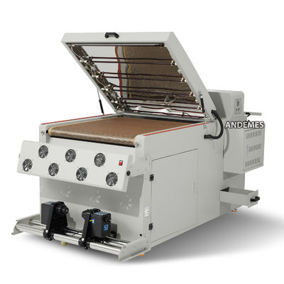 A1 60CM DTF Inkjet εκτυπωτής με 4 κεφαλές I3200 Print Head Conveyor Powder Shaker and Oven