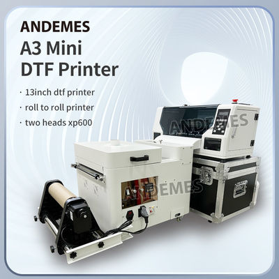 Εκτυπωτής A3 Dtf XP600 Κεφαλές Εκτυπωτής Με Μηχανή Σκάικερ Πουβέρ