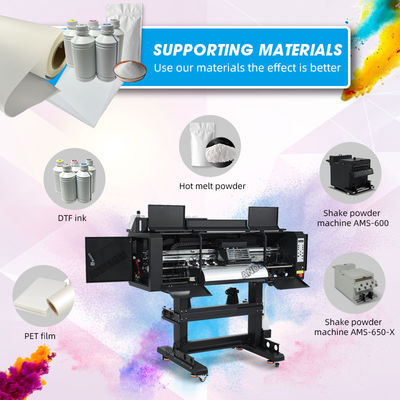 A1 60cm Dtf εκτυπωτής Roll To Roll Machine All In One μοντέλο λευκής μελάνης κυκλοφορίας