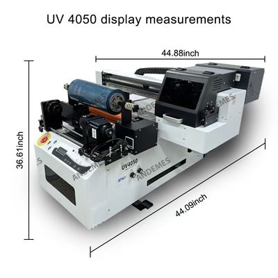 Εκτυπωτής μελάνης UV CMYKWV με ανάλυση με κεφαλές εκτύπωσης Epson XP600 * 2 και λογισμικό Maintop