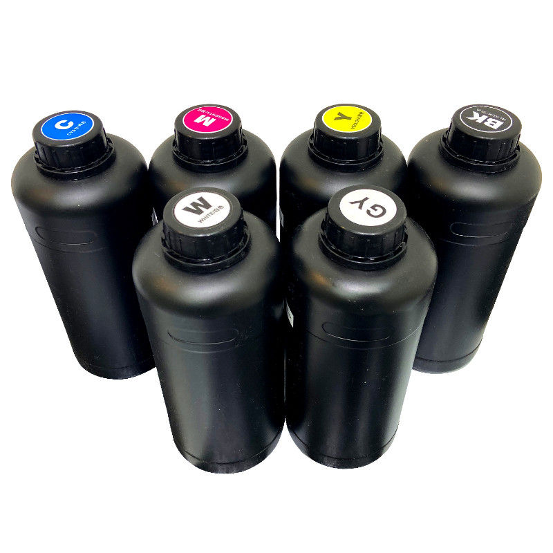 Cmyk UV Ink για UV flatbed και roll to roll εκτυπωτές σε μεγέθη 250ml/500ml/1000ml