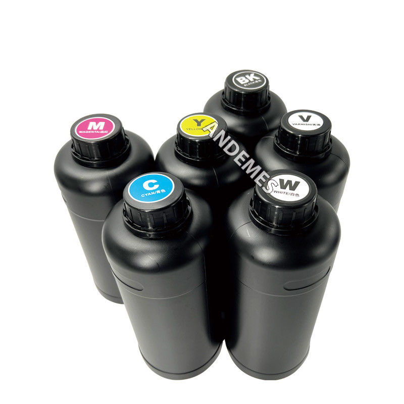 XP600 I3200 1600 Εκτυπωτής με CMYKW V UV μελάνι 1000ml Εξαφανιστικό και βερνίρισμα