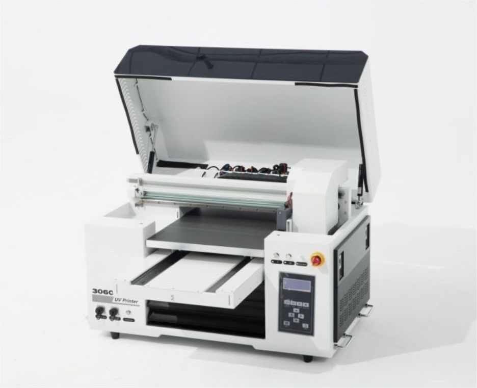 Εκτυπωτής μετρητών 3D Andemes UV XP600 με εκτύπωση από κυλίνδρους σε κυλίνδρους και επικάλυψη βερνίκων