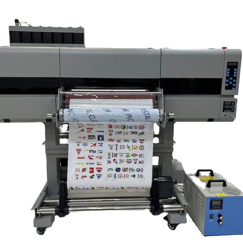 130 KG αυτόματο DTF εκτυπωτή UV A1 Roll to Roll UV DTF εκτυπωτής για την εκτύπωση αυτοκόλλητων