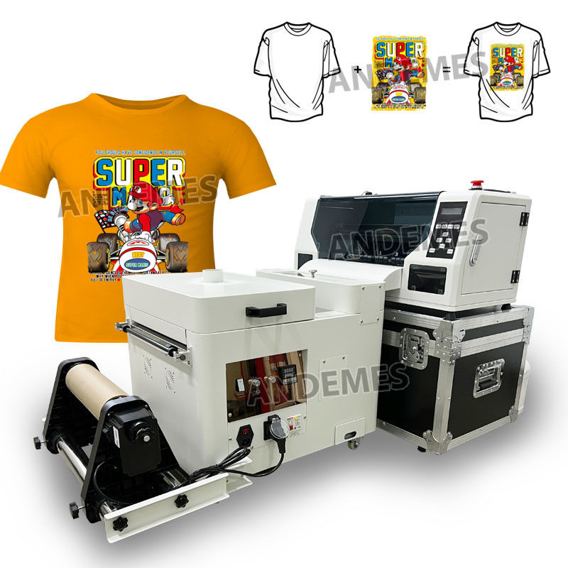 Δύο κεφαλές Xp600 A3 DTF εκτυπωτής 33cm άμεση μεταφορά φιλμ εκτυπωτής με Dtf ανακινώντας σκόνη μηχανή