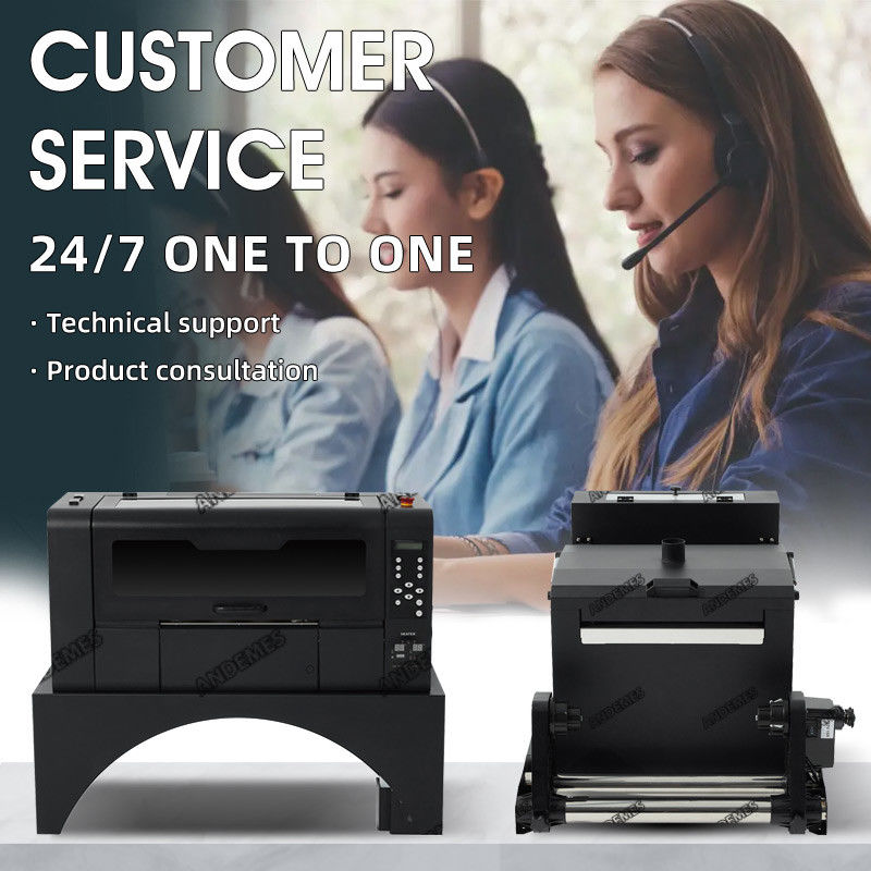 Dtf Transfer Film Printer A2 Μέγεθος 17 ιντσών Σκουπίδι για ξήρανση 2 XP600 κεφαλές